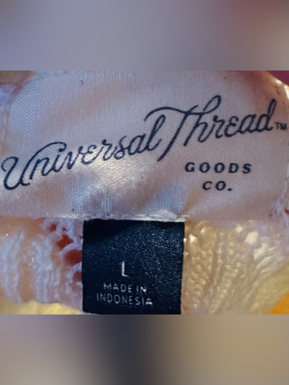 Universal Thread Cream Knit Button-Front - Picture 3 of 3